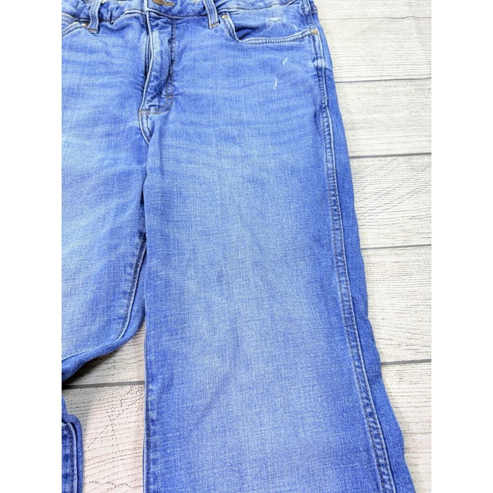Wrangler Women's Retro High Rise Trouser Flare Jeans Blue Stretch Size 31x32 - Picture 3 of 12